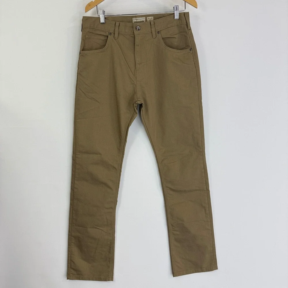 Patagonia Iron Clad Straight Fit Canvas Pants Mens 32x32 Khaki 56491 2023